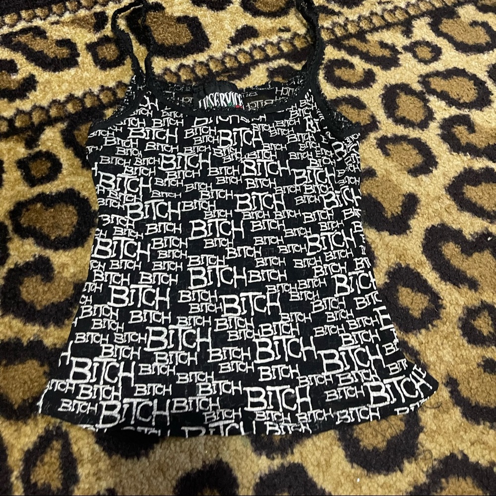 Vintage original b*tch tank by Lip Service